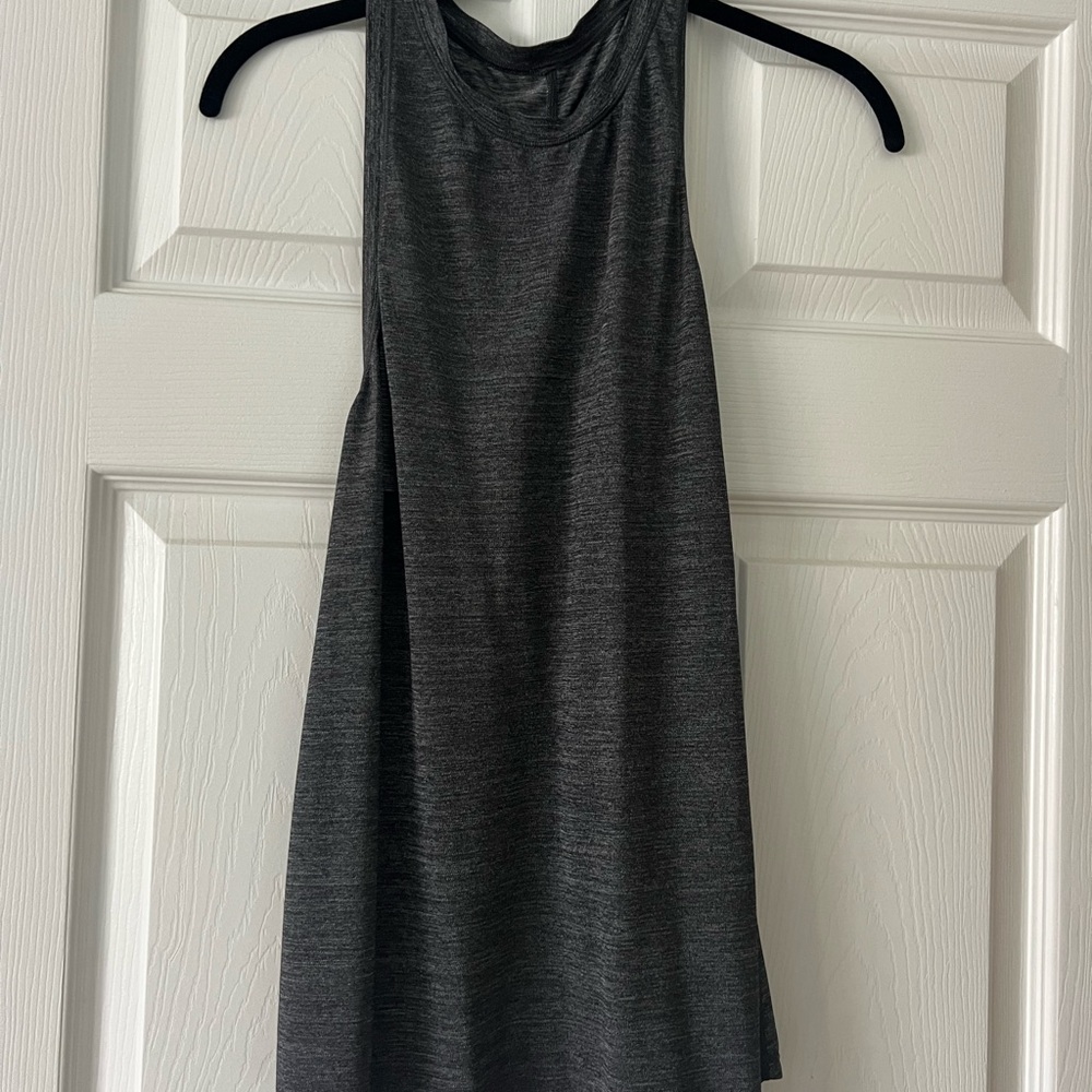 Lululemon Athletica Gray Tank Top with High Neckline